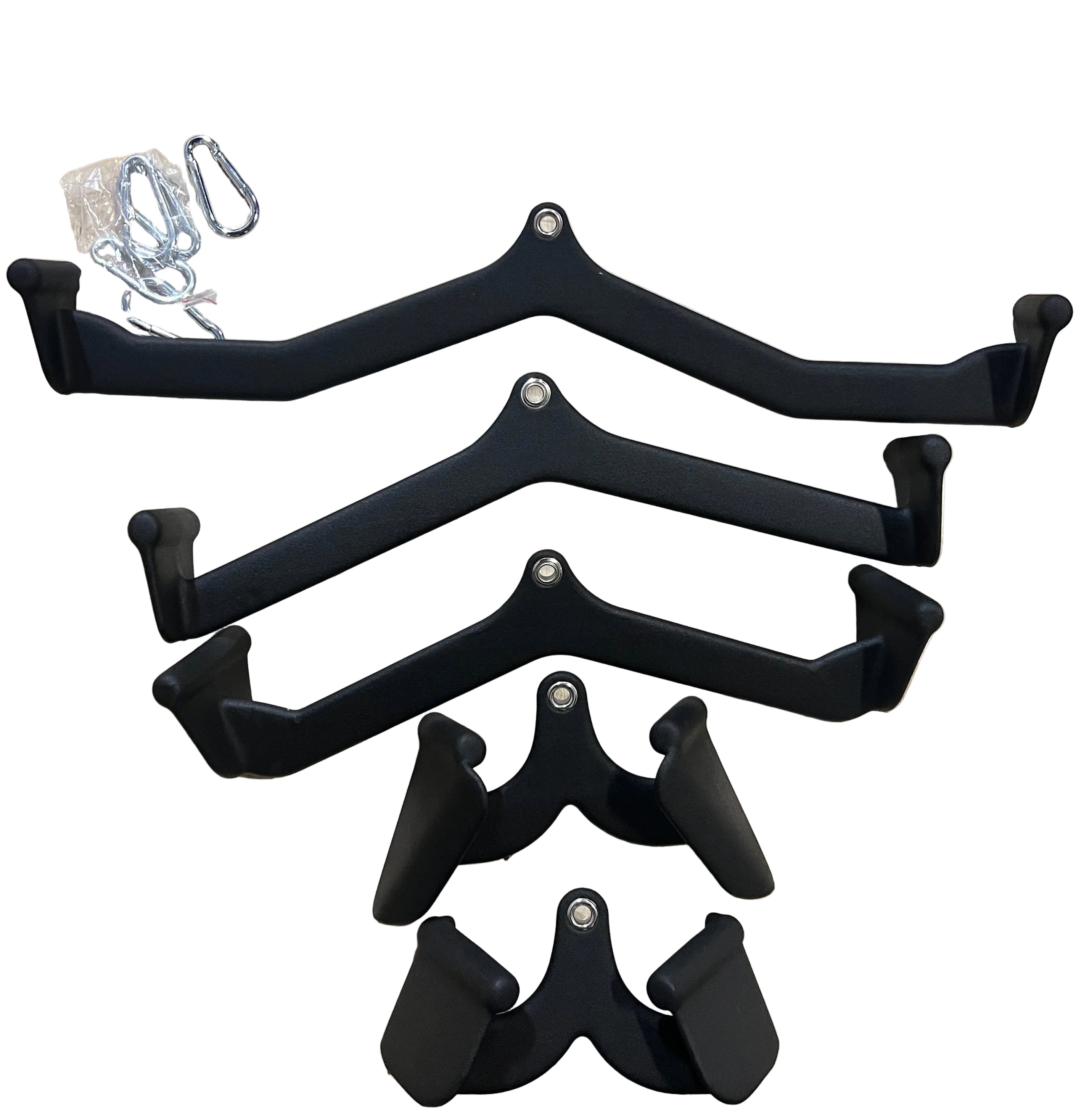 5-Piece Ergonomic Lat Pulldown Grip Set