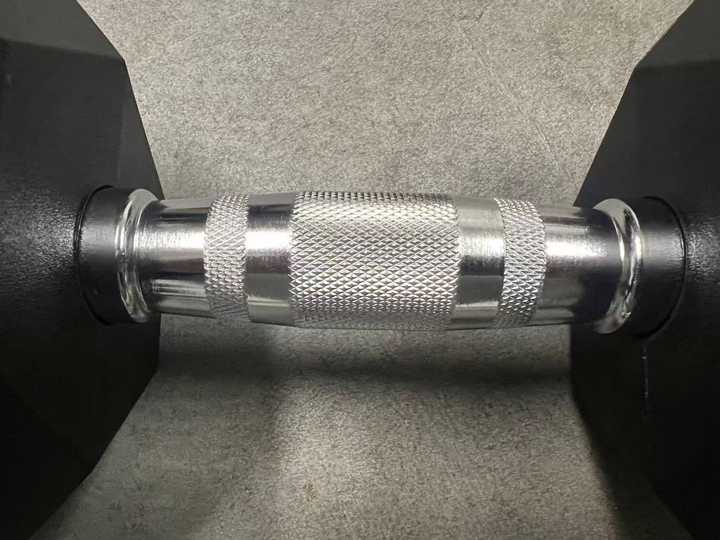 Fibosport Commercial-Grade Low-Odor Rubber Hex Dumbbell