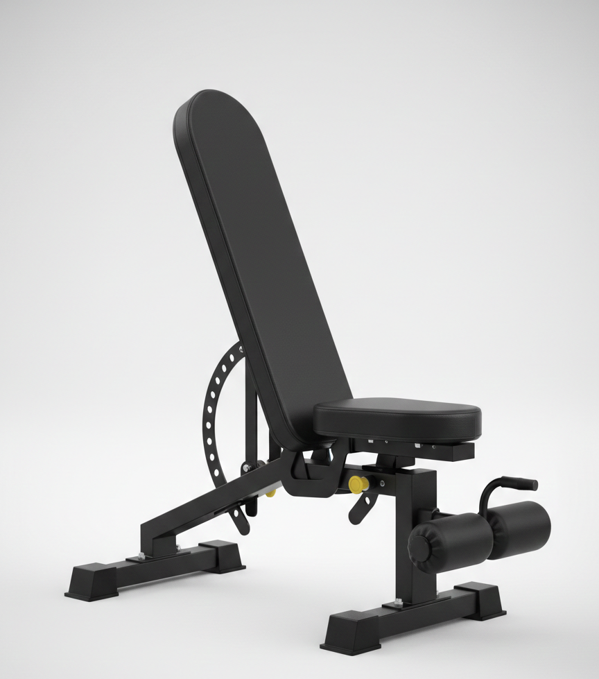 Fibosport Premium Leather Multi-Position Home Gym Bench