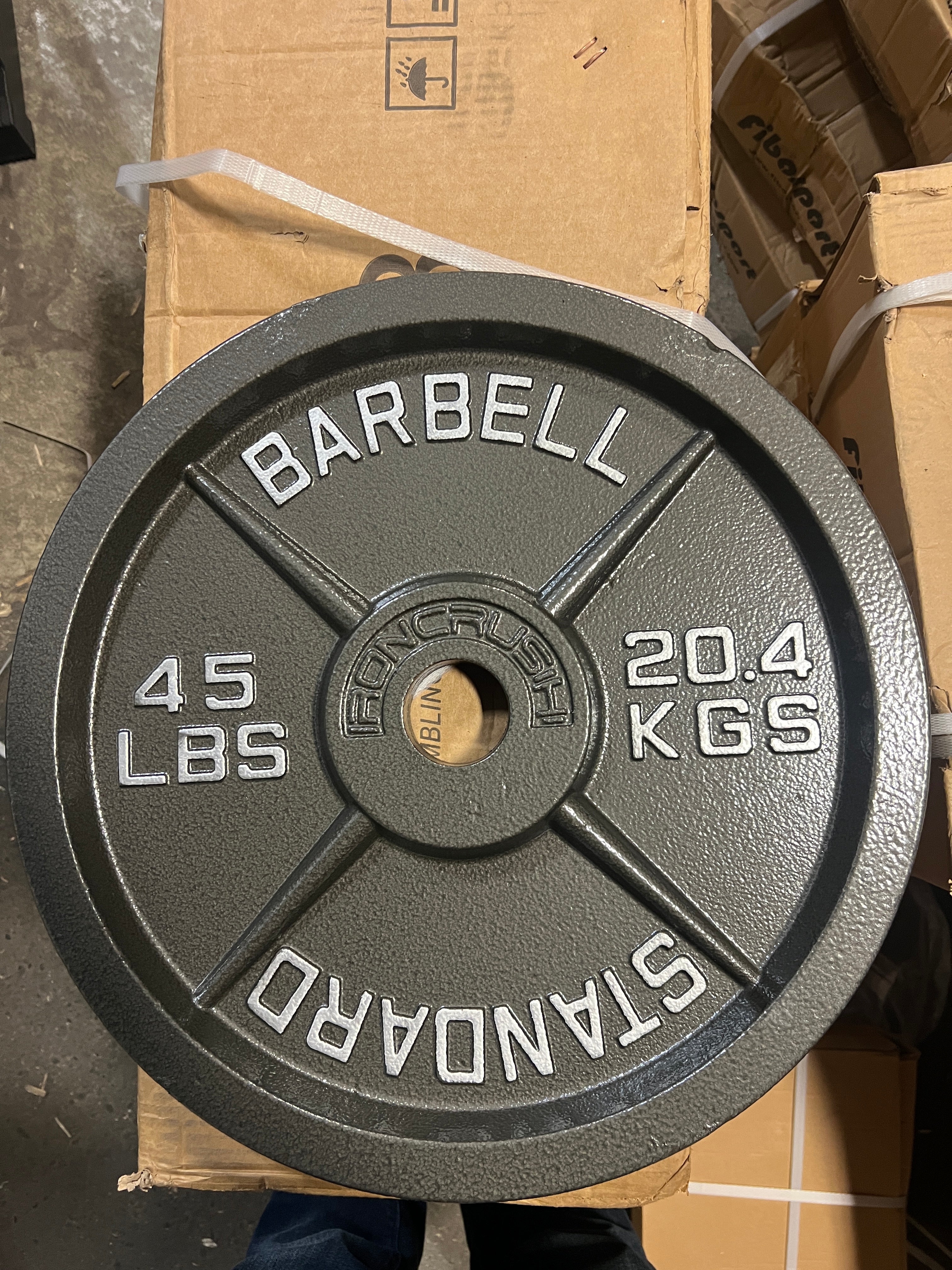 CAST IRON OLYMPIC PLATES