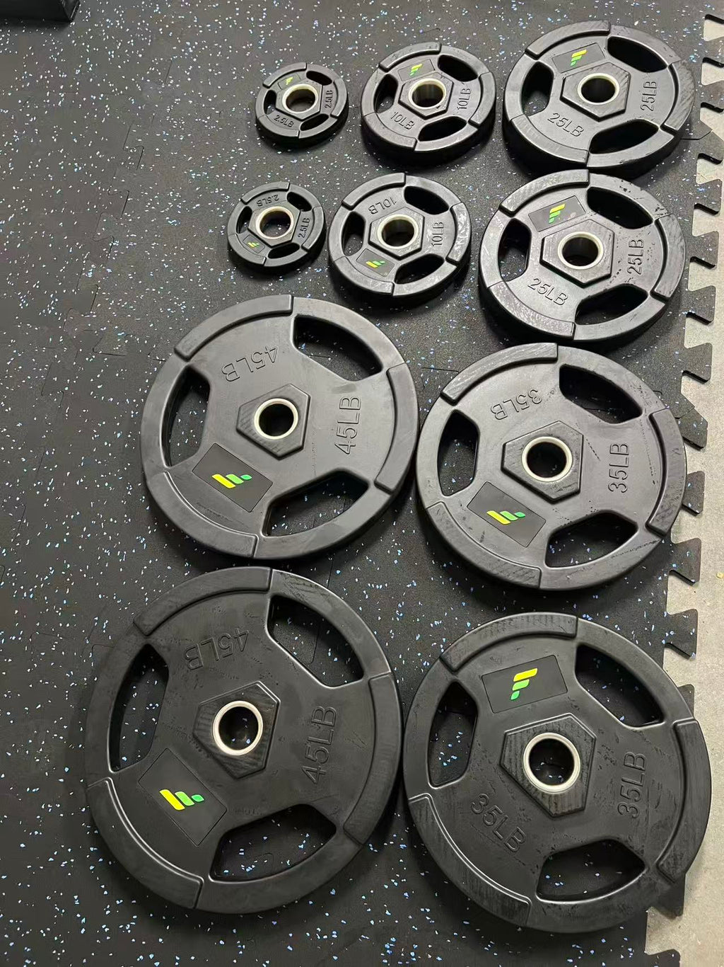 Fibosport Elite Tri-Grip Olympic Weight Plates
