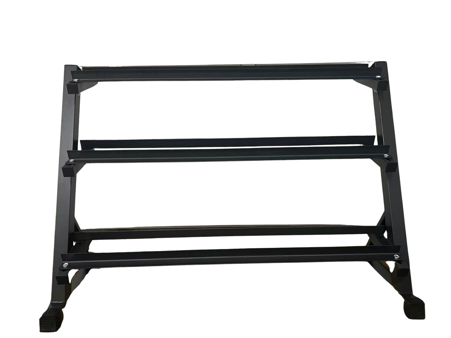 Fibosport Heavy-Duty 3-Tier Horizontal Dumbbell Rack
