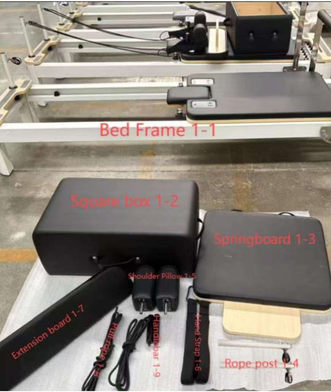 Fibosport  Elite Aluminum Alloy Pilates Reformer