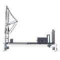 Elite Aluminum Pilates Reformer with Half Tower & Sitting Box | Professional Studio & Home Gym Station