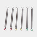 6-Piece Pilates Reformer Replacement Spring Set | Commercial Heavy-Duty Tension Springs