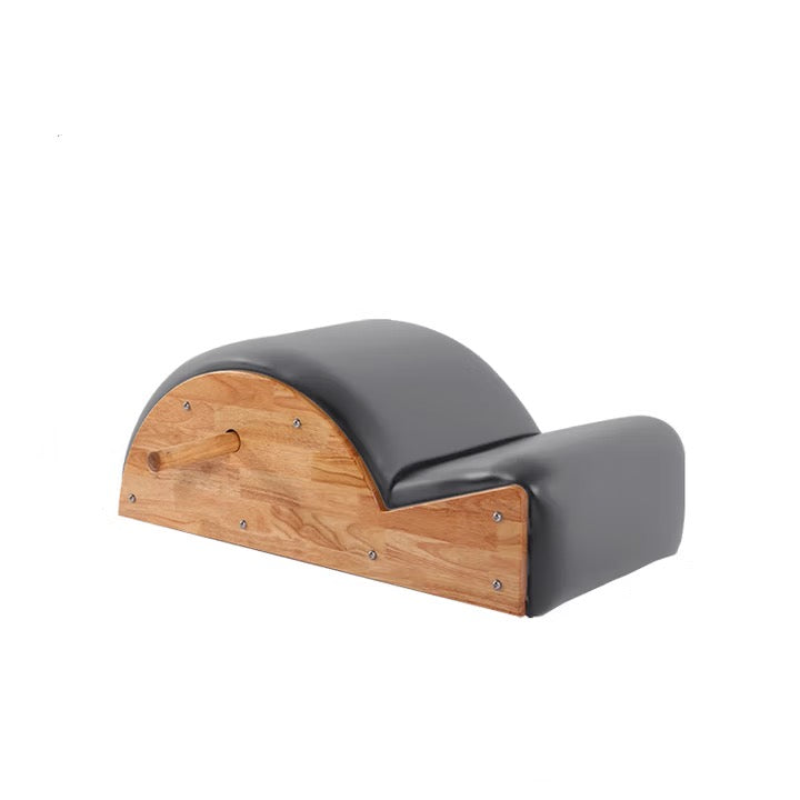 Premium Hardwood Pilates Spine Corrector | Professional Arc Barrel & Step Trainer