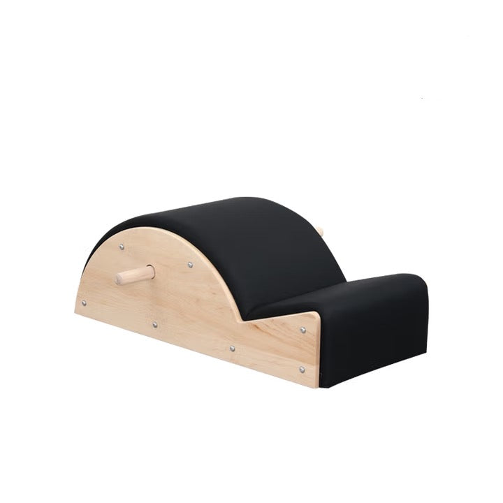 Premium Hardwood Pilates Spine Corrector | Professional Arc Barrel & Step Trainer