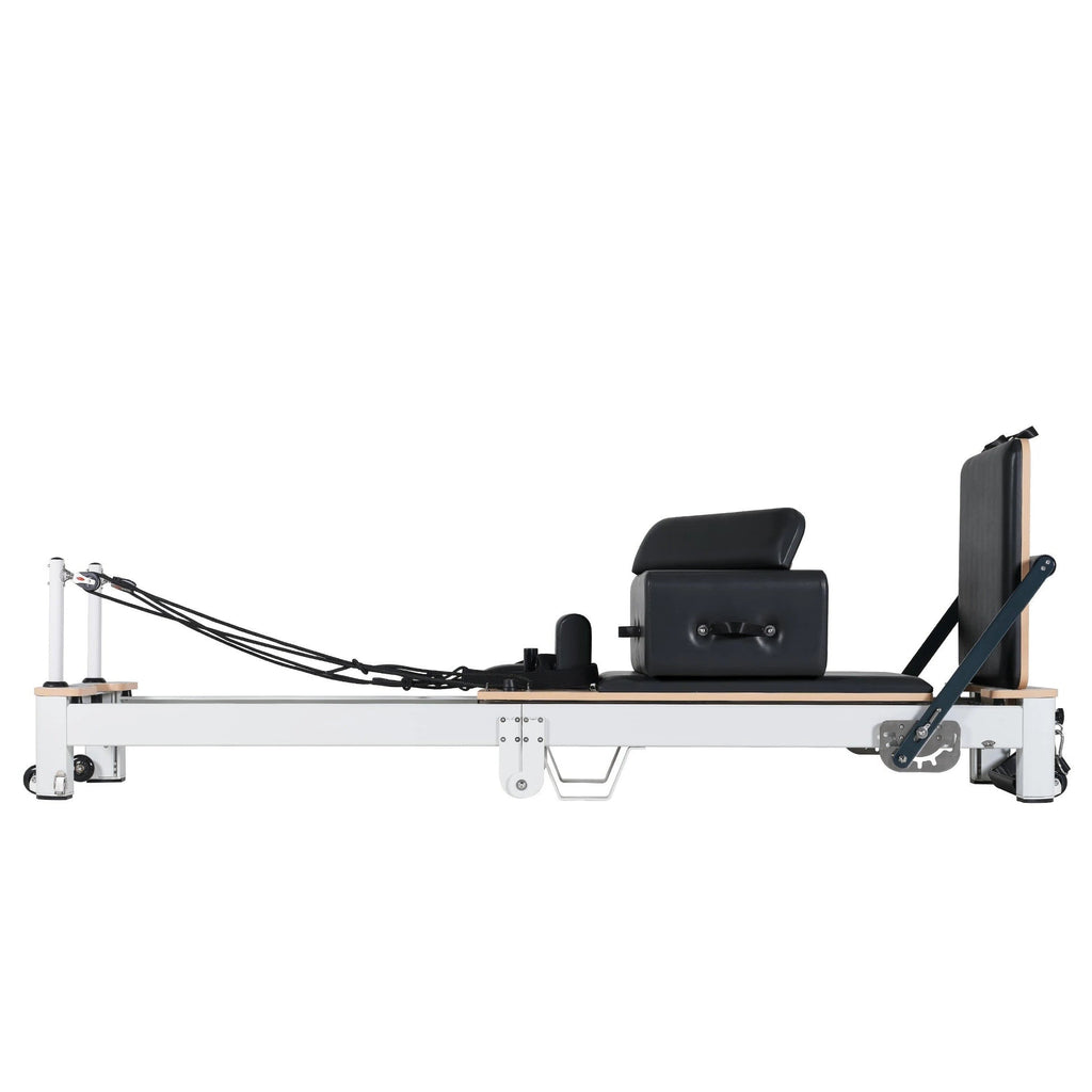 Premium Folding Pilates Reformer with Sitting Box & Jumpboard | Professional Home & Studio Gym