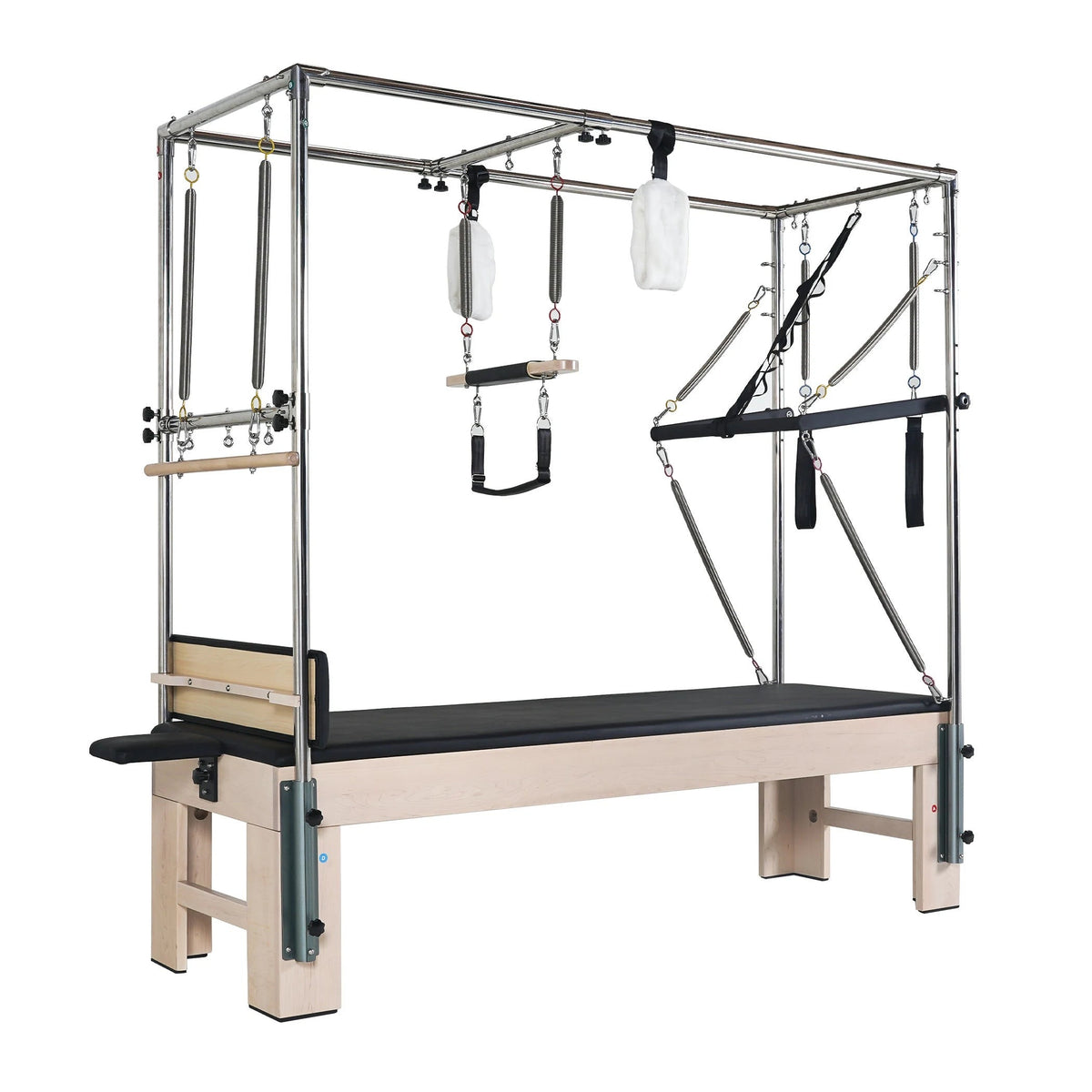 Luxury Hardwood Maple Pilates Cadillac Trapeze Table | Full Studio Rehabilitation & Strength Station