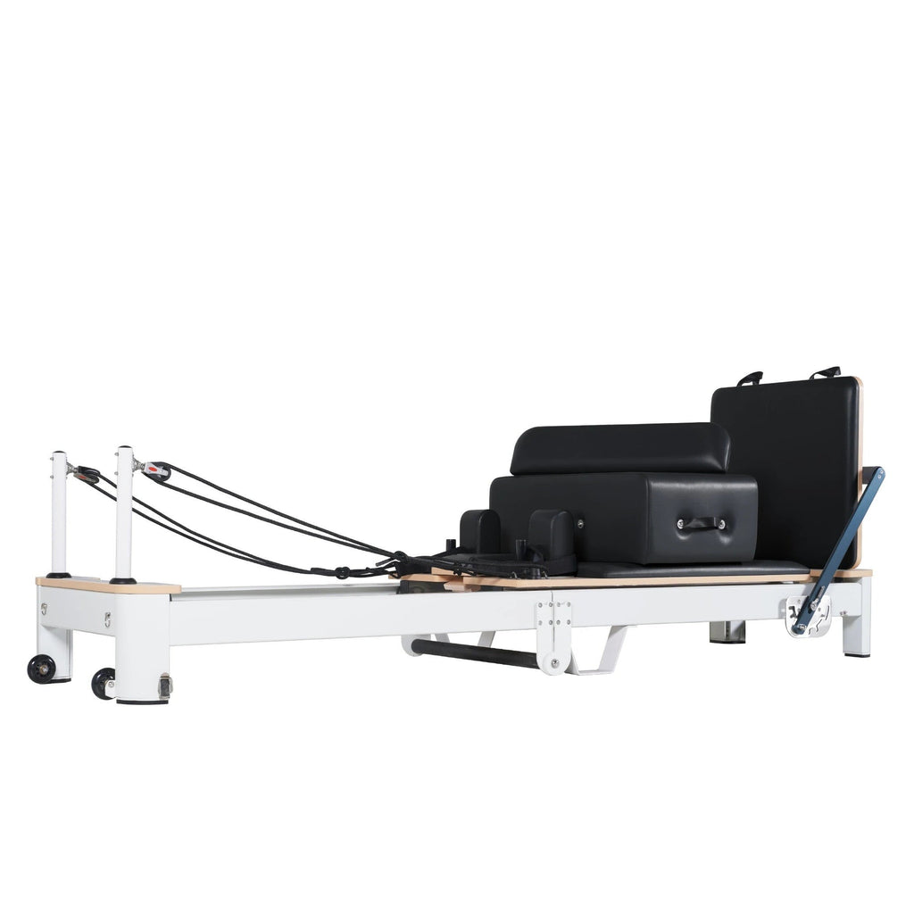 Premium Folding Pilates Reformer with Sitting Box & Jumpboard | Professional Home & Studio Gym