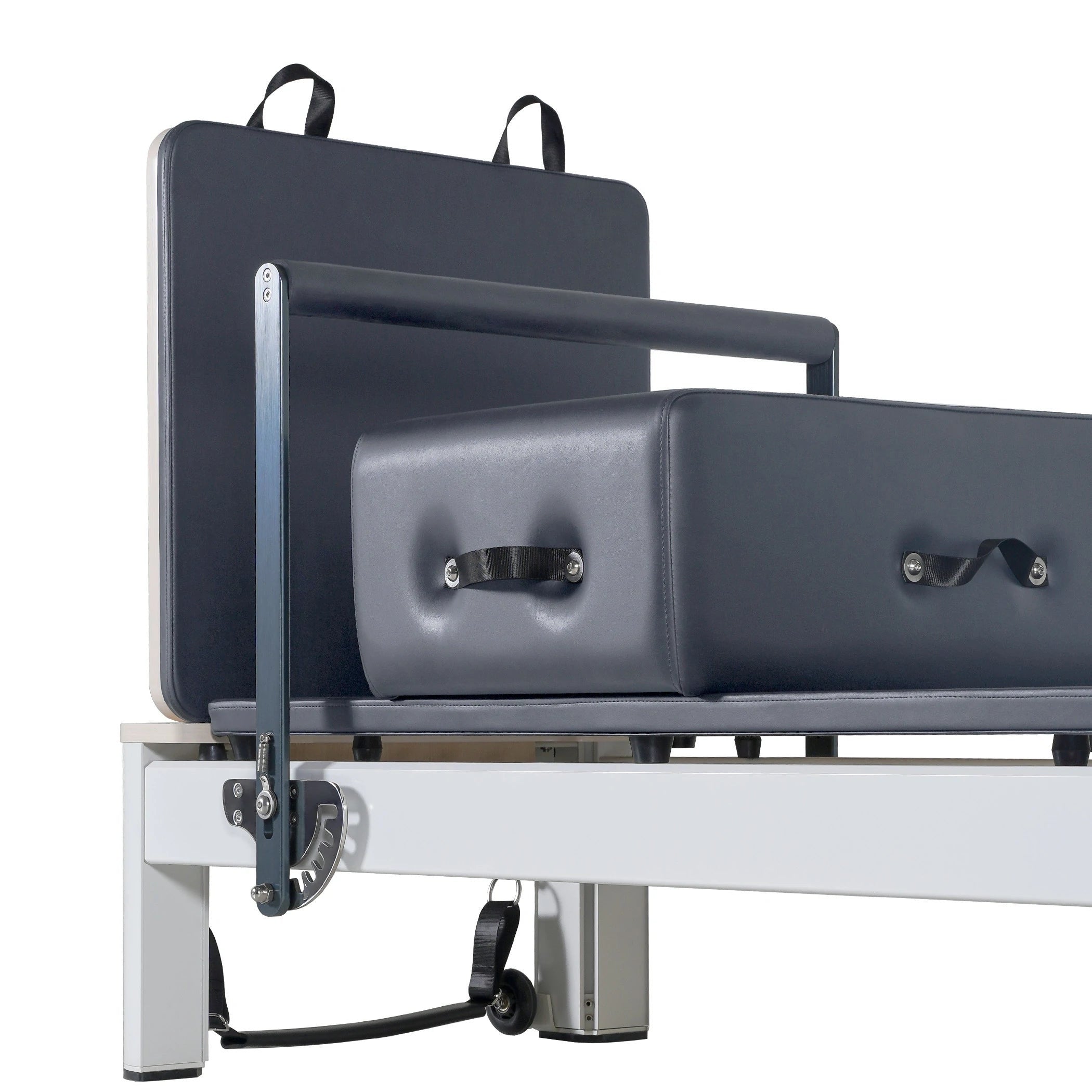 Elite Aluminum Pilates Reformer with Half Tower & Sitting Box | Professional Studio & Home Gym Station