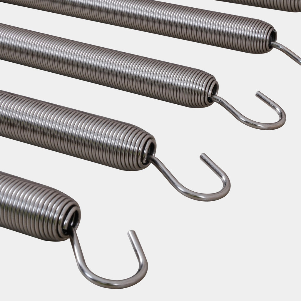 6-Piece Pilates Reformer Replacement Spring Set | Commercial Heavy-Duty Tension Springs