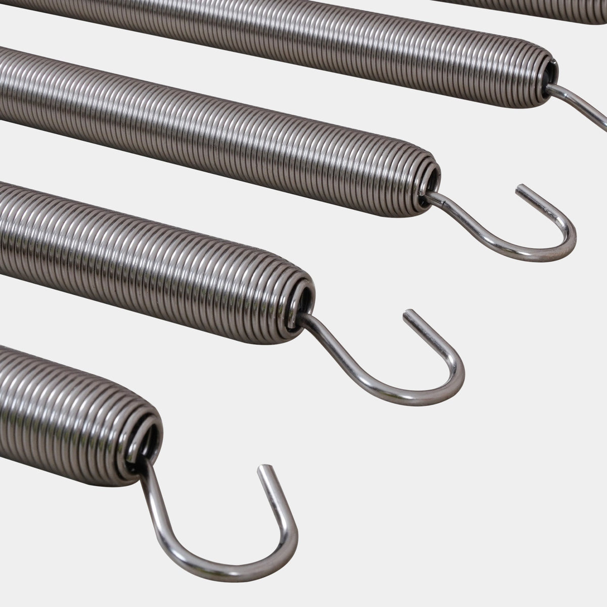 6-Piece Pilates Reformer Replacement Spring Set | Commercial Heavy-Duty Tension Springs