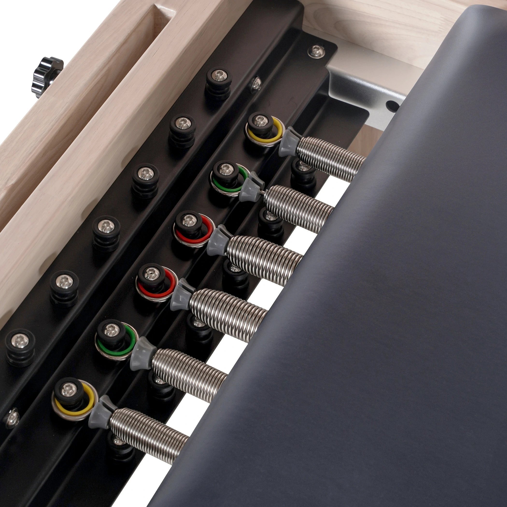 Premium Hardwood Pilates Reformer with Sitting Box & Jumpboard | Elite Studio Solid Wood Model