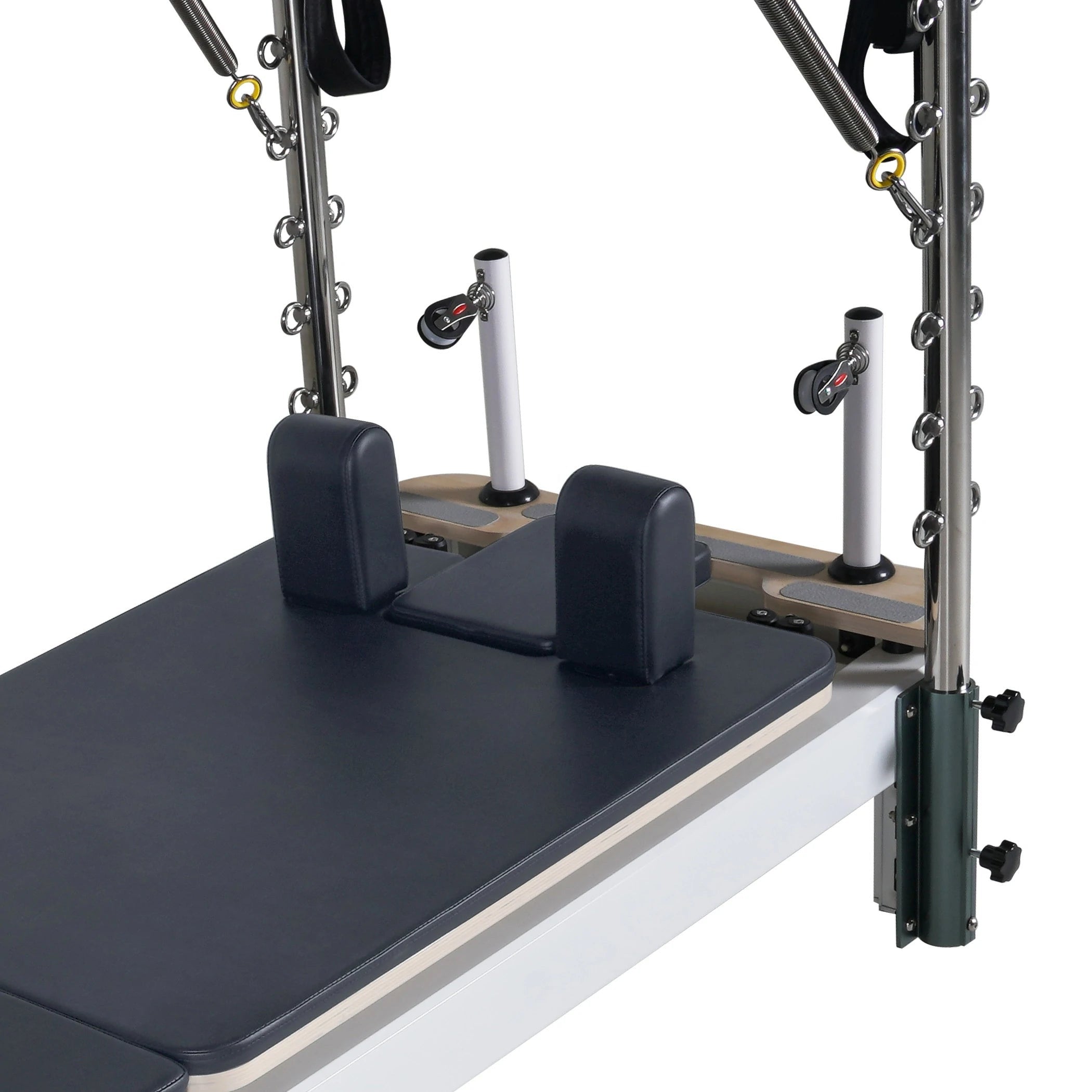 Elite Aluminum Pilates Reformer with Half Tower & Sitting Box | Professional Studio & Home Gym Station