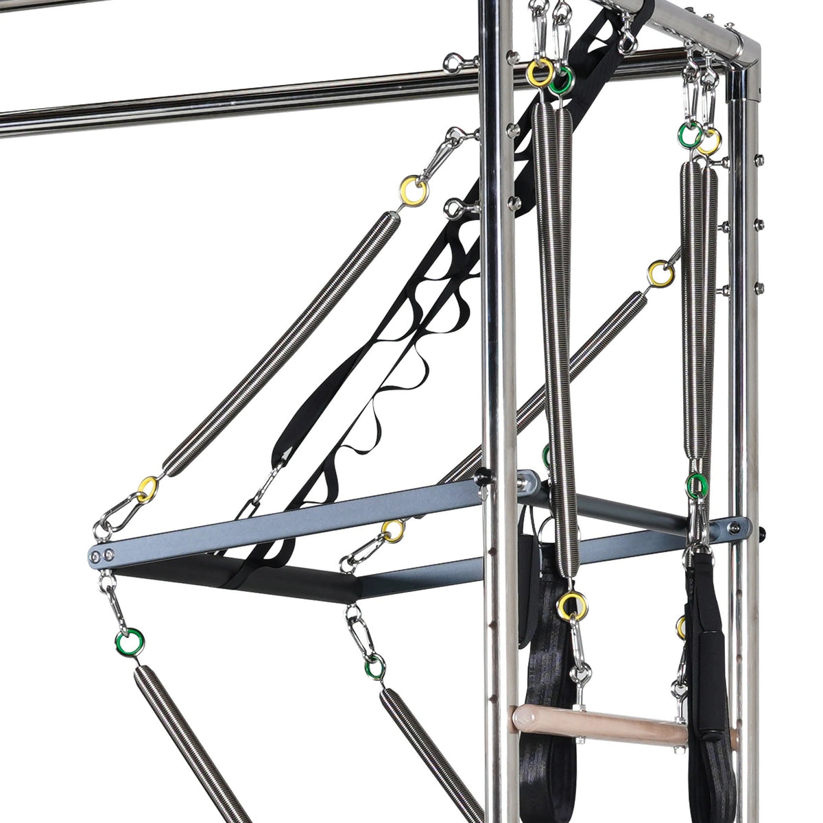 Premium Hardwood Oak Pilates Cadillac Trapeze Table | Full Studio Rehabilitation & Strength Station