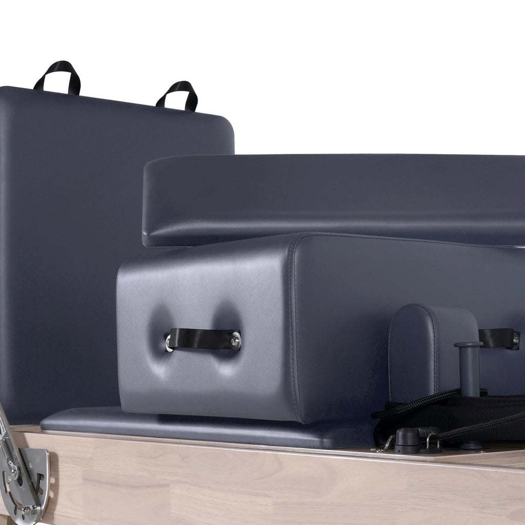 Premium Hardwood Pilates Reformer with Sitting Box & Jumpboard | Elite Studio Solid Wood Model