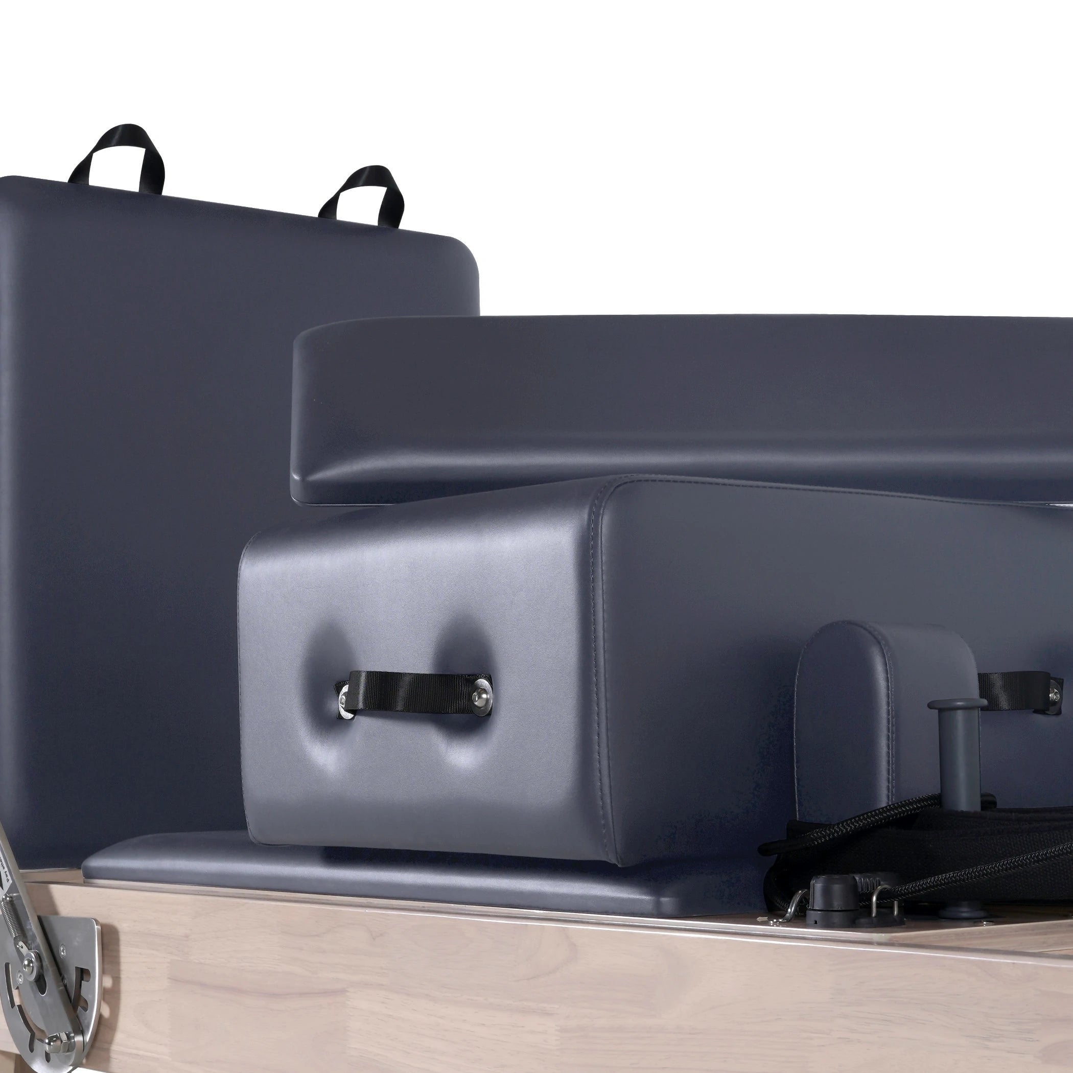 Premium Hardwood Pilates Reformer with Sitting Box & Jumpboard | Elite Studio Solid Wood Model