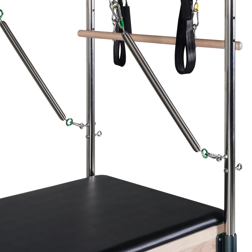 Premium Hardwood Oak Pilates Cadillac Trapeze Table | Full Studio Rehabilitation & Strength Station