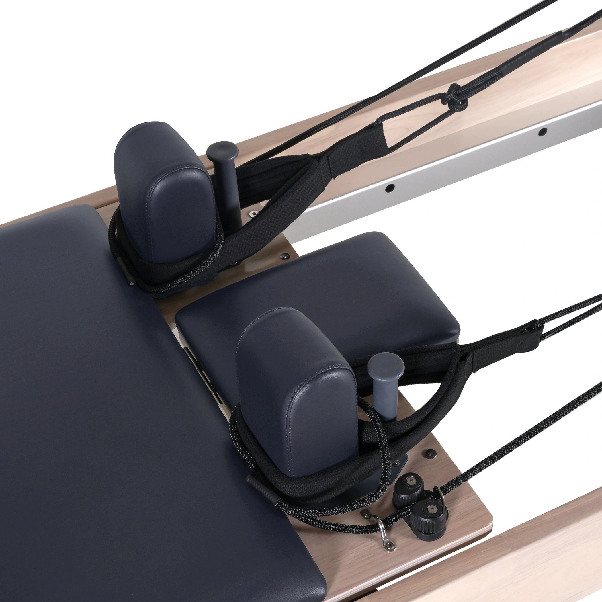 Premium Hardwood Pilates Reformer with Sitting Box & Jumpboard | Elite Studio Solid Wood Model