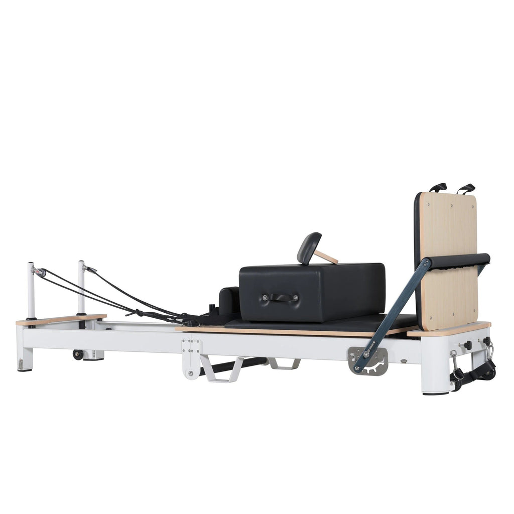 Premium Folding Pilates Reformer with Sitting Box & Jumpboard | Professional Home & Studio Gym