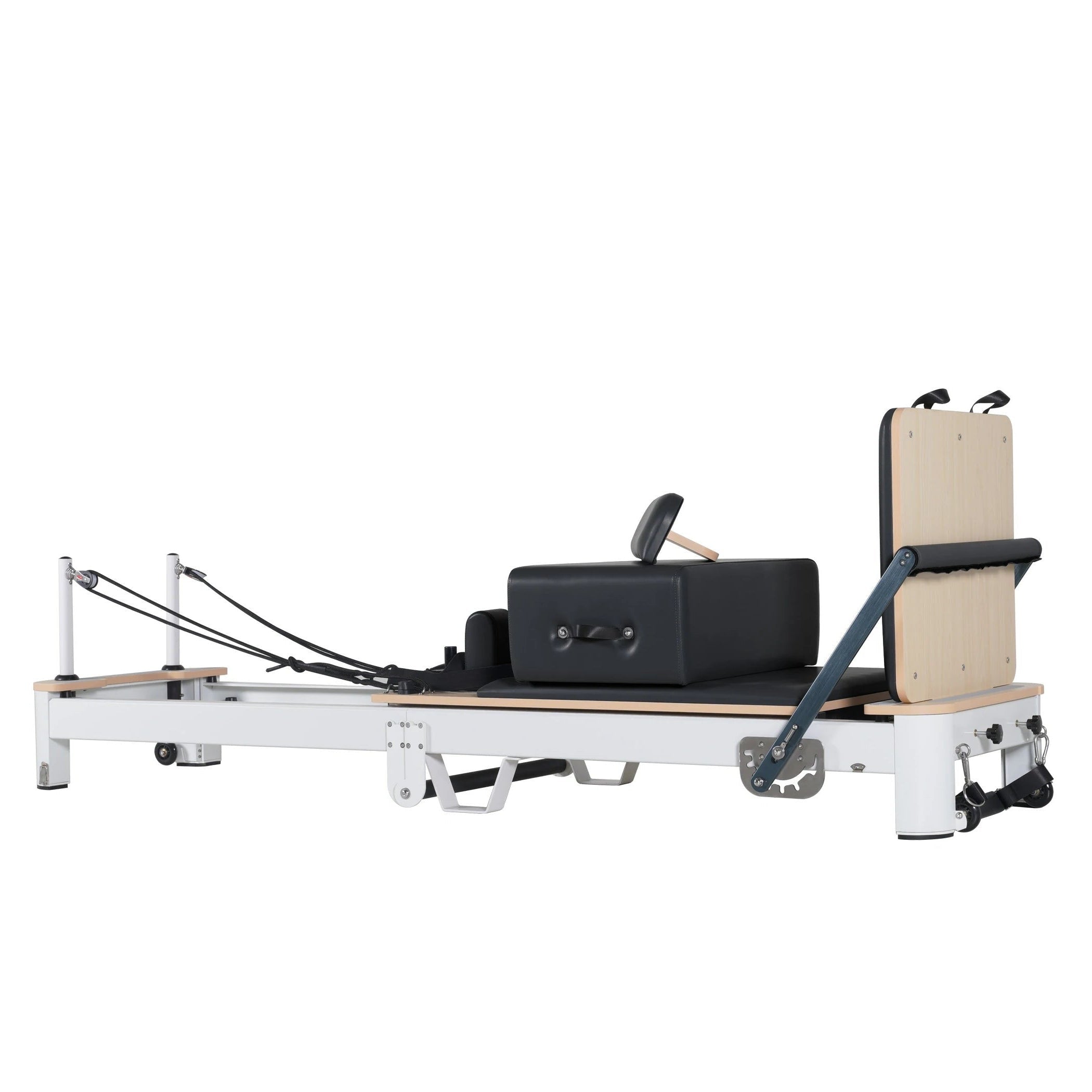 Premium Folding Pilates Reformer with Sitting Box & Jumpboard | Professional Home & Studio Gym